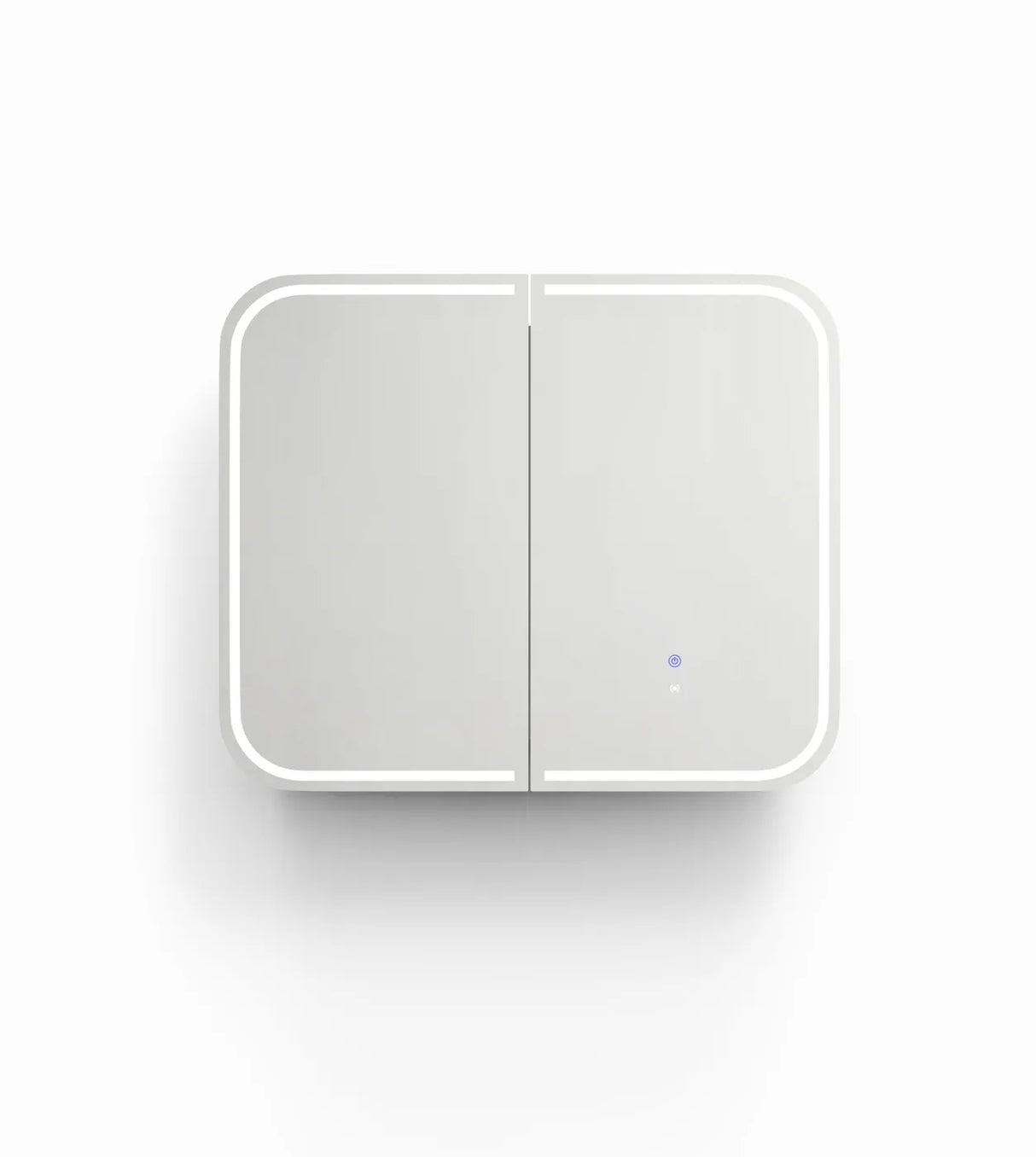 LED NEWPORT Shaving Cabinet 900x750mm Matte White (3 Colour Function)