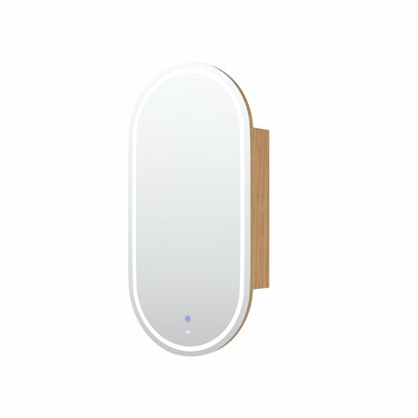 LED NOOSA Shaving Cabinet 900mm Woodland Oak - Premium Edition