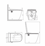 LENZA Comfort Wall Face Smart Toilet