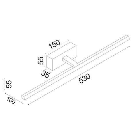 LINEAL: Interior LED Tri-CCT Dimmable Vanity / Picture Wall Lights IP44