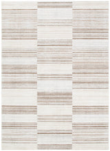 Sierra Lines Beige Brown Rug