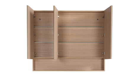 LUKKA Clark Plywood Mirror Cabinet - Sandy Oak Matte