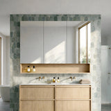 LUKKA Clark Plywood Mirror Cabinet - Sandy Oak Matte