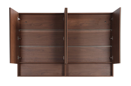 LUKKA Clark Plywood Mirror Cabinet - Mocha Oak Matte