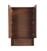 LUKKA Clark Plywood Mirror Cabinet - Mocha Oak Matte