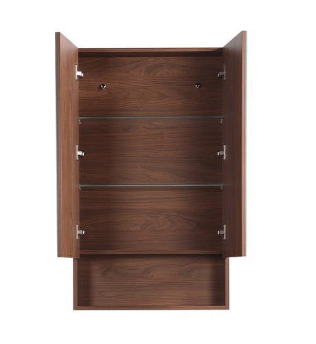 LUKKA Clark Plywood Mirror Cabinet - Mocha Oak Matte