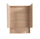 LUKKA Clark Plywood Mirror Cabinet - Sandy Oak Matte