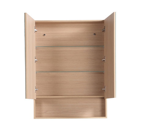 LUKKA Clark Plywood Mirror Cabinet - Sandy Oak Matte