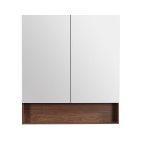 LUKKA Clark Plywood Mirror Cabinet - Mocha Oak Matte