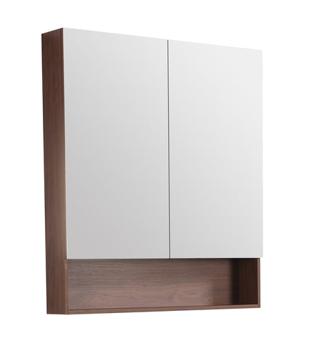 LUKKA Clark Plywood Mirror Cabinet - Mocha Oak Matte