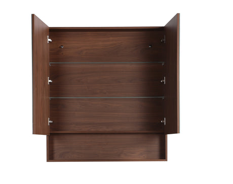 LUKKA Clark Plywood Mirror Cabinet - Mocha Oak Matte
