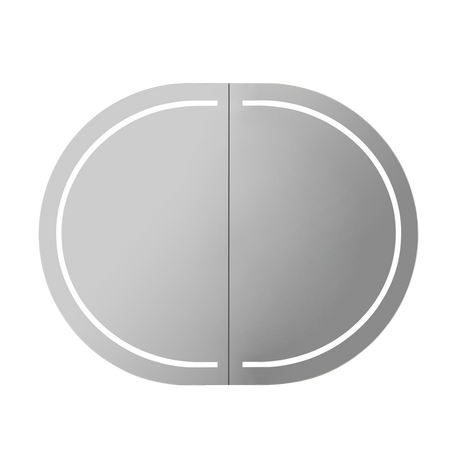LUKKA LED Allison Oval Shaving Cabinet 