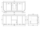 Lukka Ravello Plywood Wall Hung Vanity 