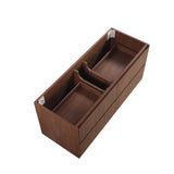 Lukka Gladstone Plywood Wall Hung Vanity - Mocha Oak (All Sizes)