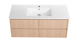 Lukka Gladstone Plywood Wall Hung Vanity - Sandy Oak (All Sizes)