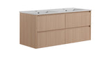 Lukka Gladstone Plywood Wall Hung Vanity - Sandy Oak (All Sizes)