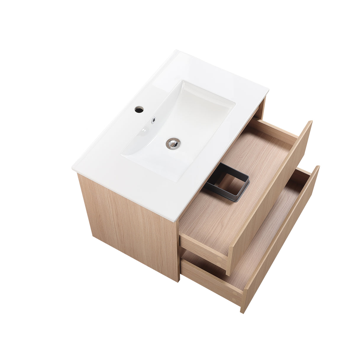 Lukka Gladstone Plywood Wall Hung Vanity - Sandy Oak (All Sizes)