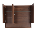 LUKKA Clark Plywood Mirror Cabinet - Mocha Oak Matte