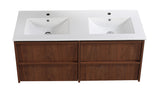 Lukka Ridgewood Plywood Wall Hung Vanity - Mocha Oak (All Sizes)
