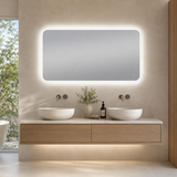 LDE Backlit LED Rectangle Frameless Mirror 1500x800mm