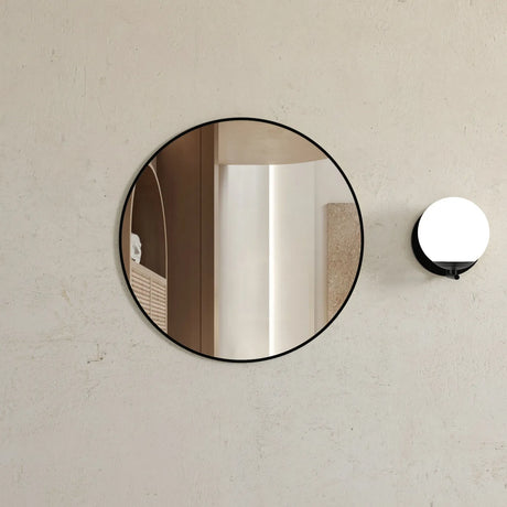 LONDON Round Framed Mirror 700x700mm