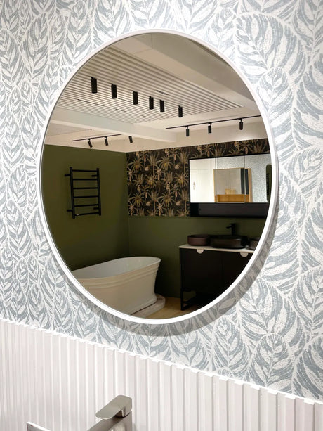 LONDON Round Framed Mirror 700x700mm