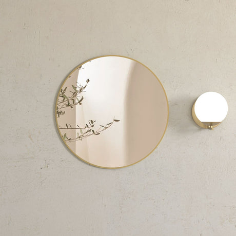 LONDON Round Framed Mirror 700x700mm