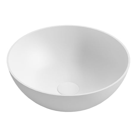 LONDON Solid Surface Matte White Basin (Round:400x400x150)