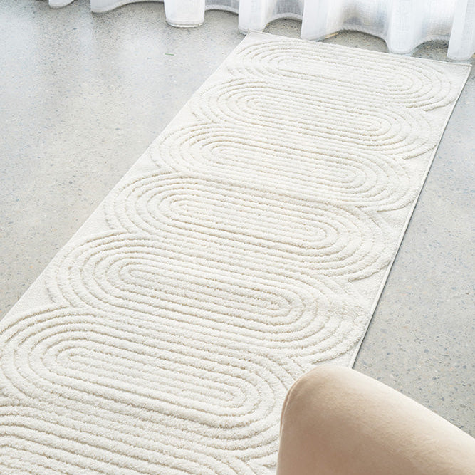 Lotus Carl White Rug