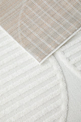 Lotus Leo White Rug