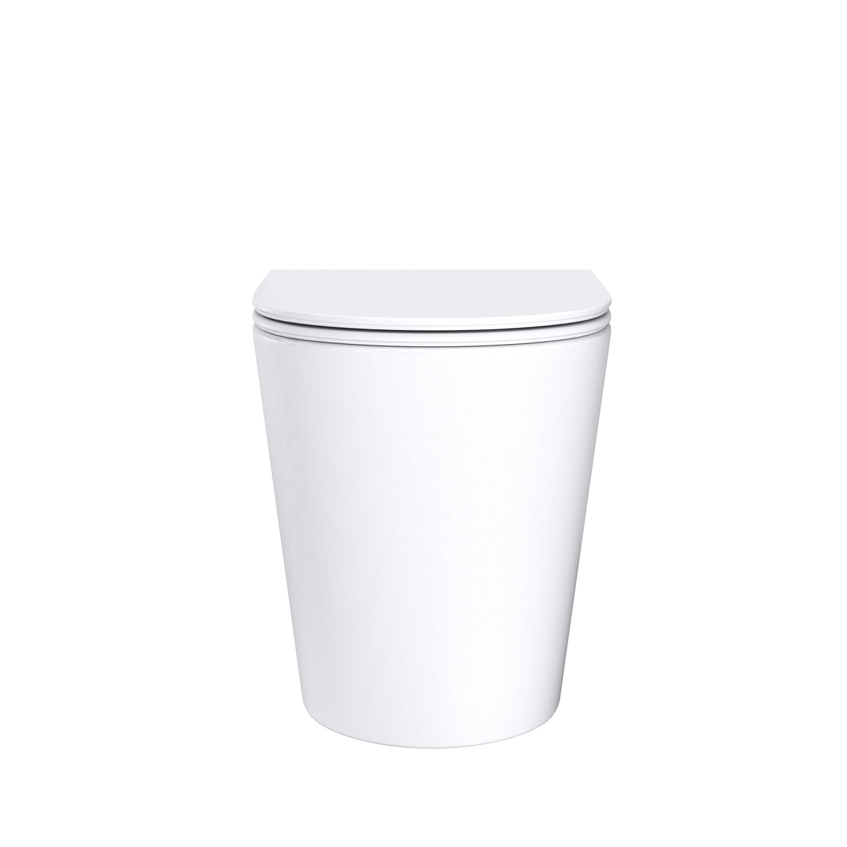 London99 Wall Faced Floor Toilet Pan (Gloss White)