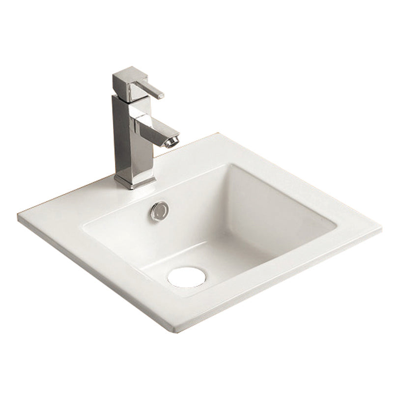 Rosa Countertop Basin 420 x 420 x 170 mm (Gloss White)