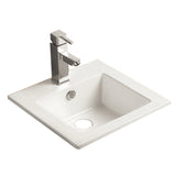 Rosa Countertop Basin 420 x 420 x 170 mm (Gloss White)