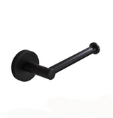 LUCID PIN Round Toilet Roll Holder - Matte Black