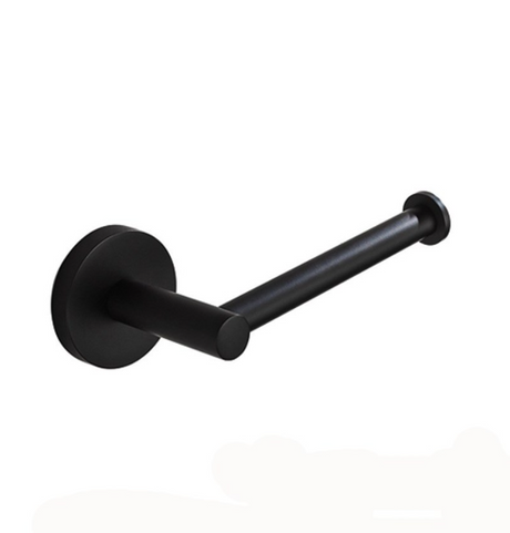 LUCID PIN Round Toilet Roll Holder - Matte Black