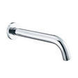 LUCID PIN Round Bathtub Basin Wall Spout 195mm - Chrome