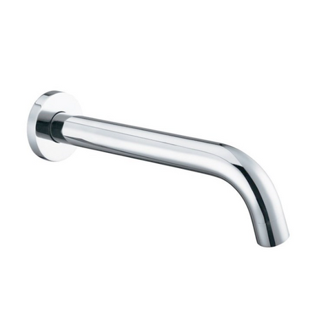 LUCID PIN Round Bathtub Basin Wall Spout 195mm - Chrome