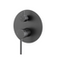LUCID PIN Round Shower Bath Mixer Diverter - Brushed Gun Metal