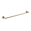 LUCID PIN Round Single Towel Rack Rail - Brushed Brass
