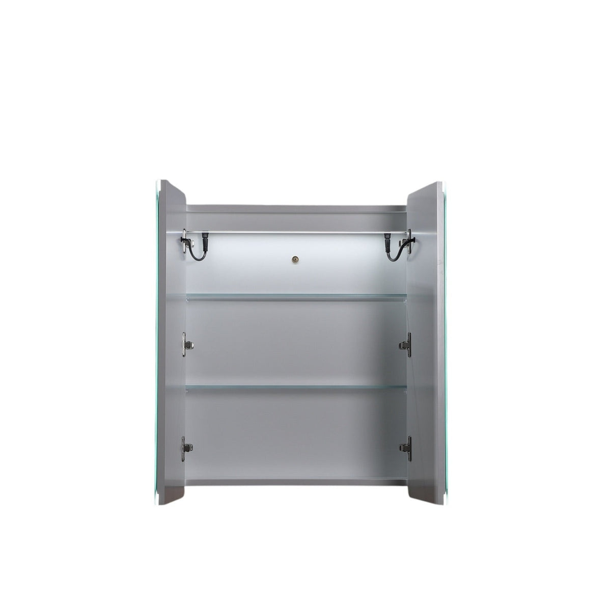 LUKKA Avola PVC Front-Lit LED Mirror Cabinet - Matte White