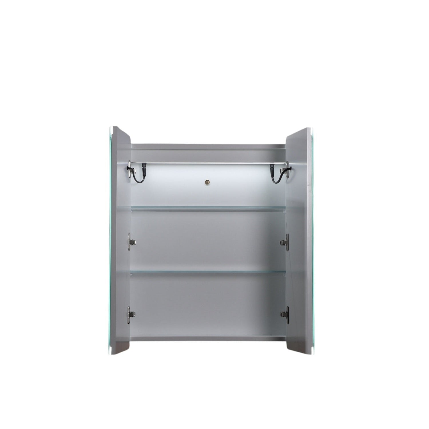LUKKA Avola PVC Front-Lit LED Mirror Cabinet - Matte White 