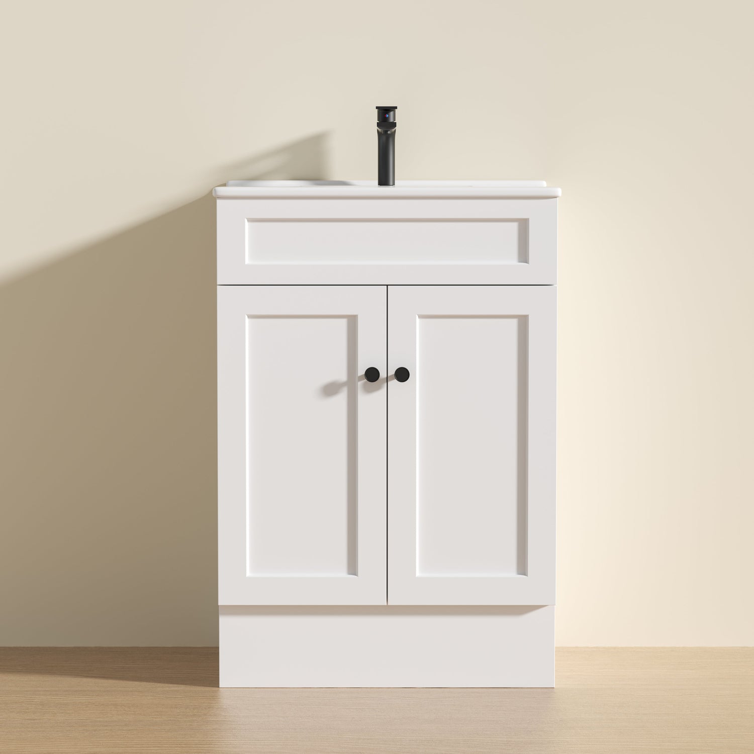 LUKKA Harold Federation Free Standing Cabinet Matte White 600mm