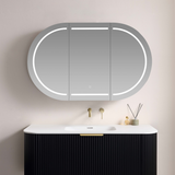 LUKKA LED Allison Oval Shaving Cabinet 