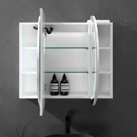LUKKA LED Allison Oval Shaving Cabinet 