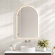 LUNA LED Arch Frameless Mirror 600x900mm