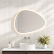 LUNA LED Irregular Frameless Mirror 550×800mm