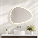 LUNA LED Irregular Frameless Mirror 550×800mm