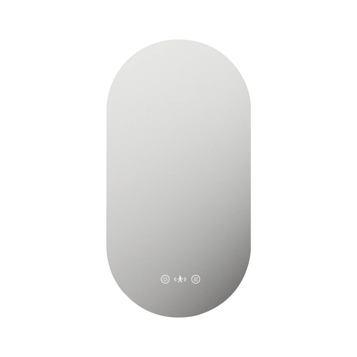LUNA LED Oval Frameless Mirror 500x900mm