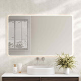 LUNA LED Rectangular Frameless Mirror 1200x750mm