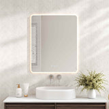 LUNA LED Rectangular Frameless Mirror 600x750mm
